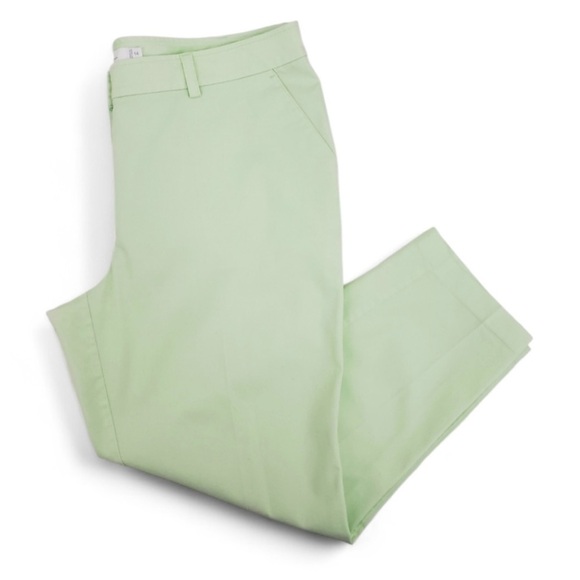 Lady Hagen Pants - Lady Hagen Light Green Chino Pants Size 8
